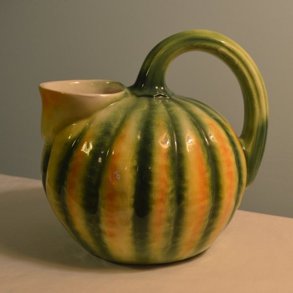 Ancora Italian Gourd Melon Pitcher EUC - Picture 4 of 5